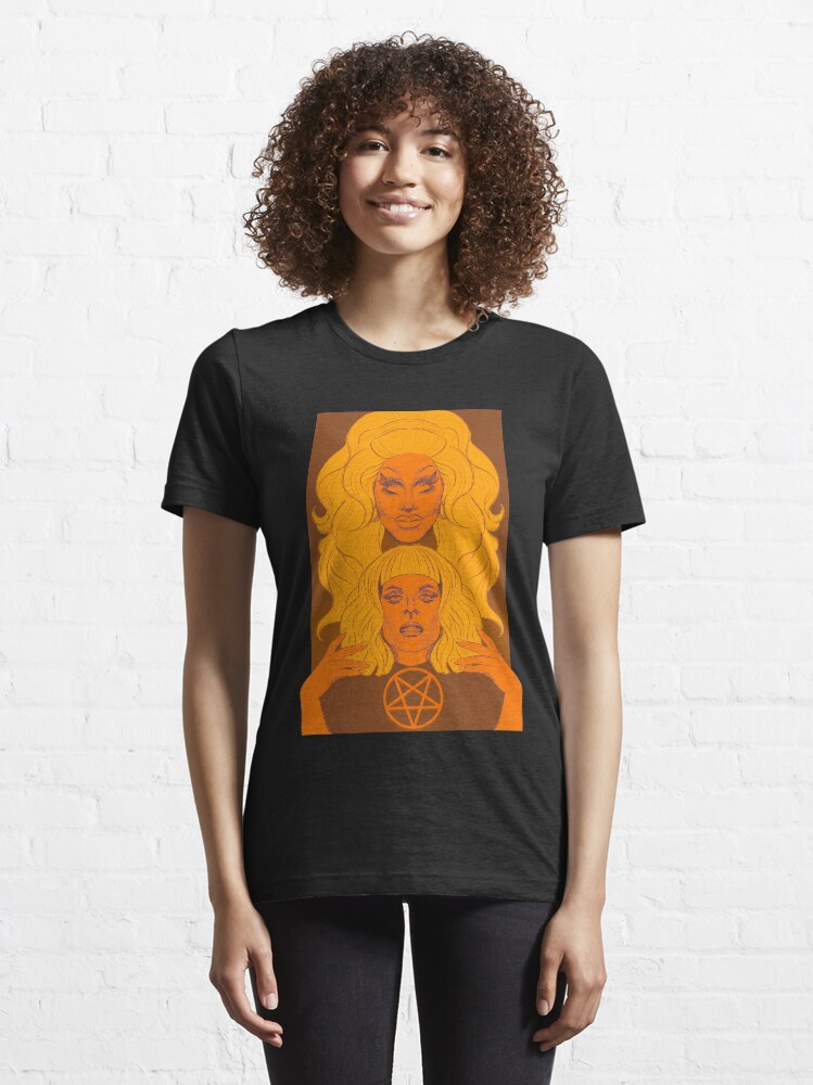 Alternate view of Trixie and Katya Orange Essential T-Shirt