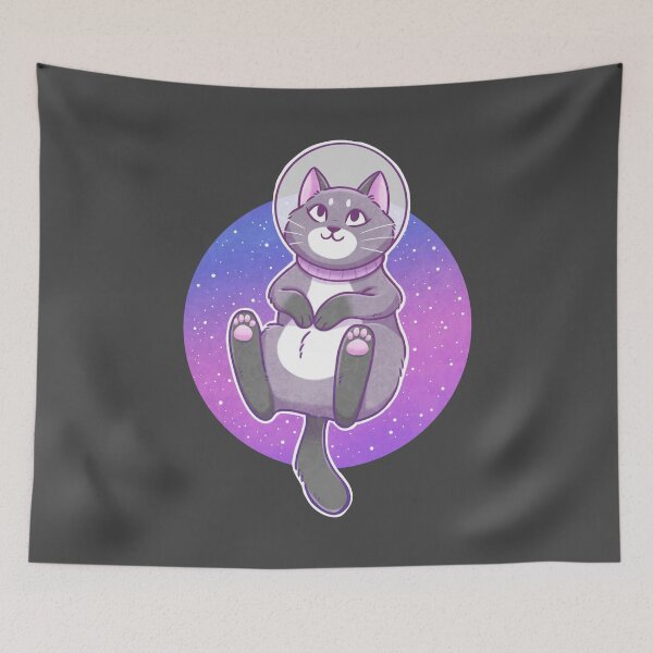 Item preview, Astronaut Space Kitty designed and sold by kattvalk.