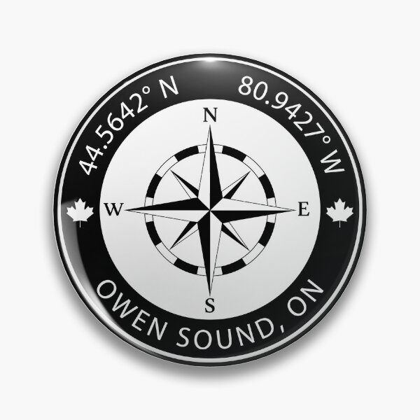Item preview, Owen Sound, Ontario Geographical Coordinates designed and sold by TeeOhGraphics.