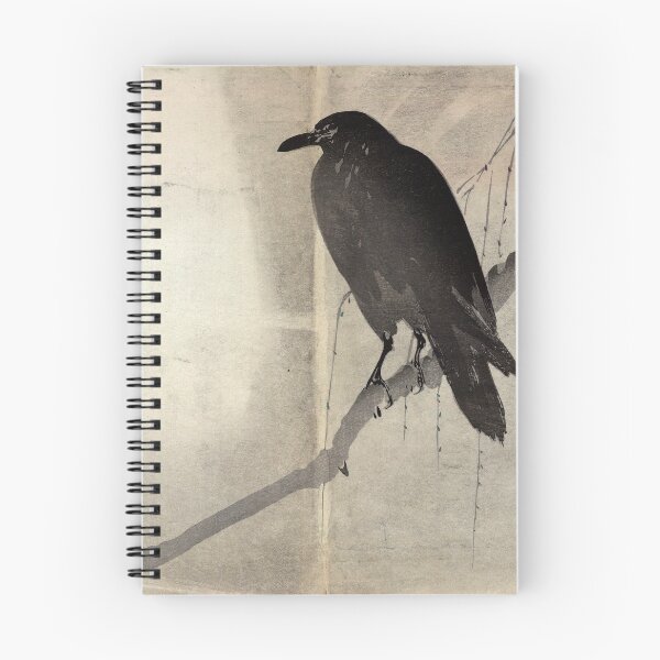 Item preview, Crow On A Willow Branch - anon - c1880 designed and sold by CrankyOldDude.