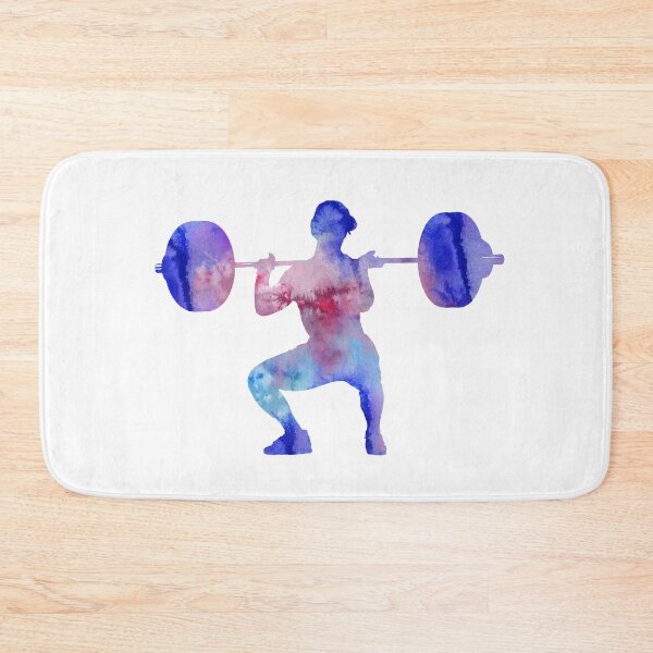 Item preview, Female weightlifter, deadlift pick, woman weightlifter, weightlifting designed and sold by Rosaliartbook.