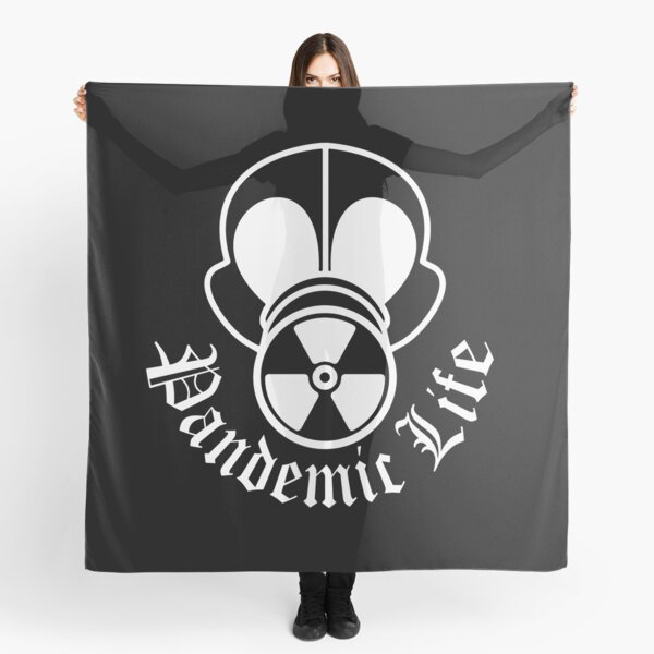 Gas Mask Pandemic Life White Scarf
