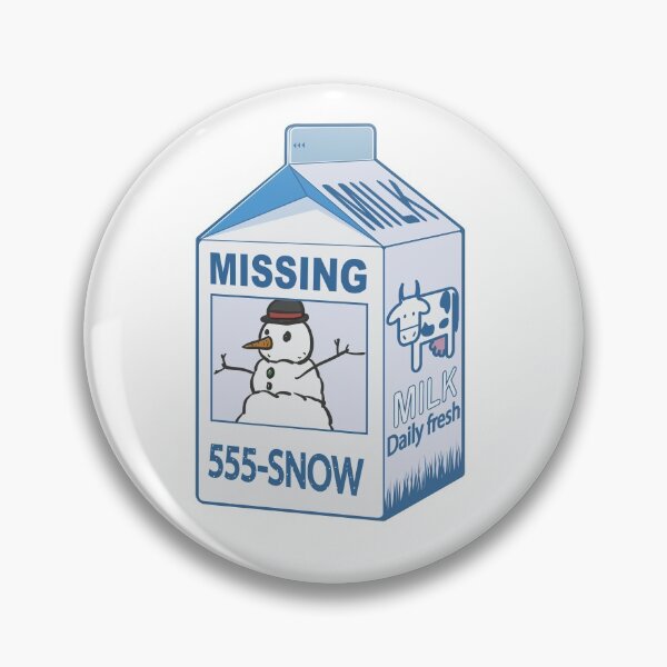 Item preview, Missing snow man on milk carton for kids designed and sold by Manikool.