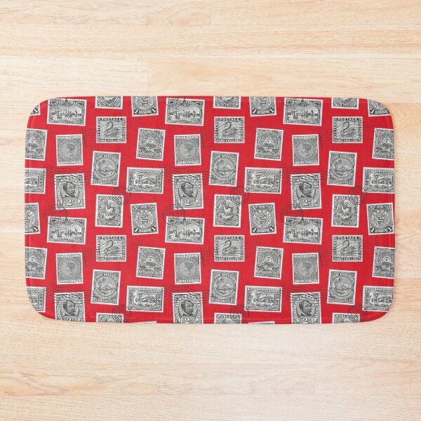 Item preview, Antique Postage Stamps and Postmarks in Red and Black designed and sold by Pixelchicken.