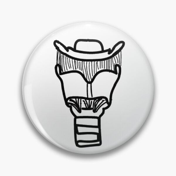 Item preview, Anatomical Drawing - Larynx  designed and sold by Anika J.