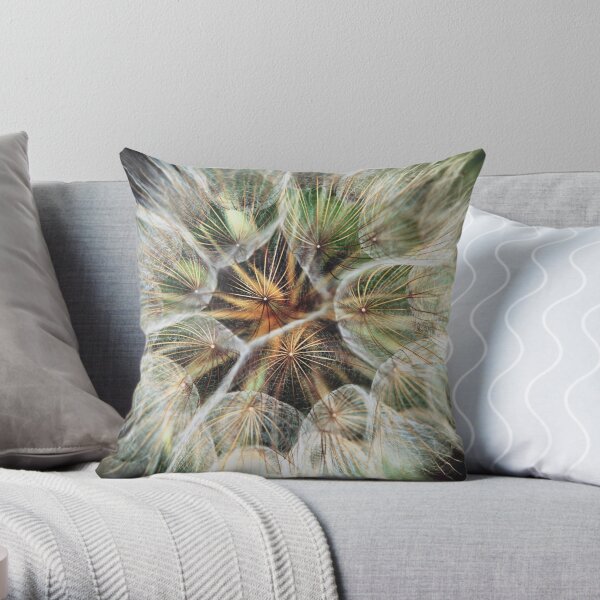 Dandelion Explosion Throw Pillow