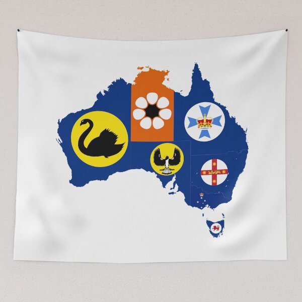 Item preview, Australian States Flags - FLAG0087 designed and sold by 3-Starfish.