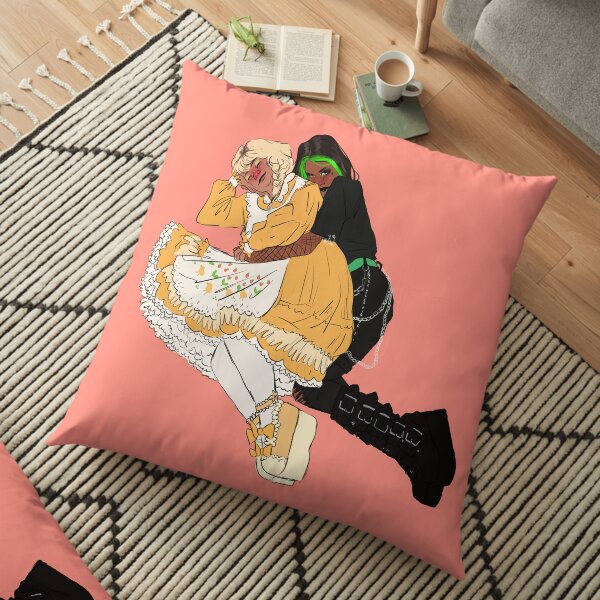 dichotomy of camden Floor Pillow