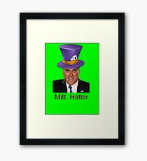 Mitt Romney 2012 mad Hatter Framed Print