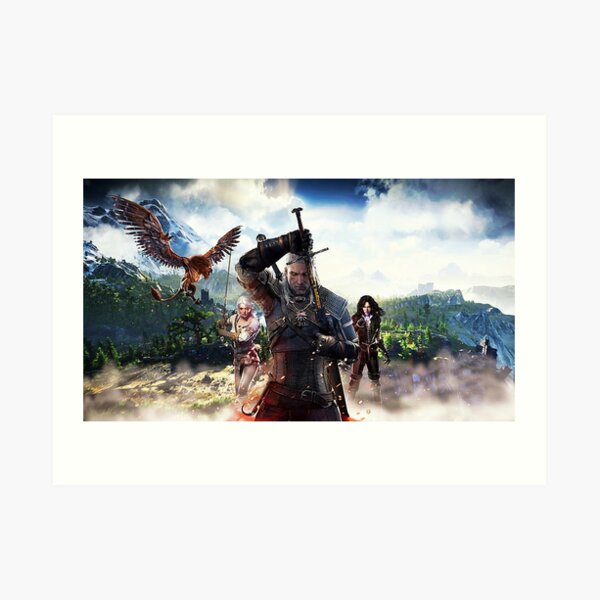 Witcher Wall Art Redbubble