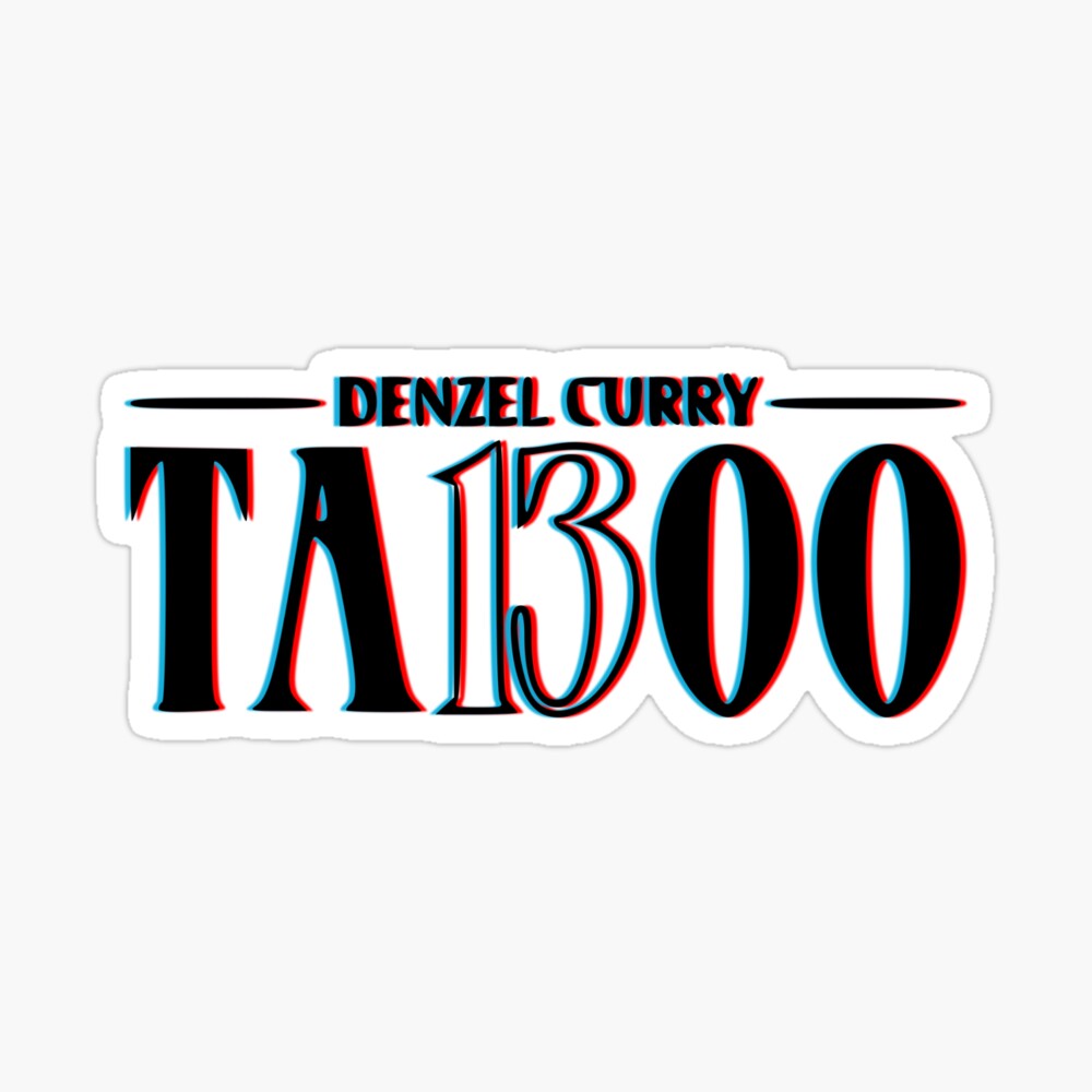 Taboo Denzel Curry Album Logo 3D