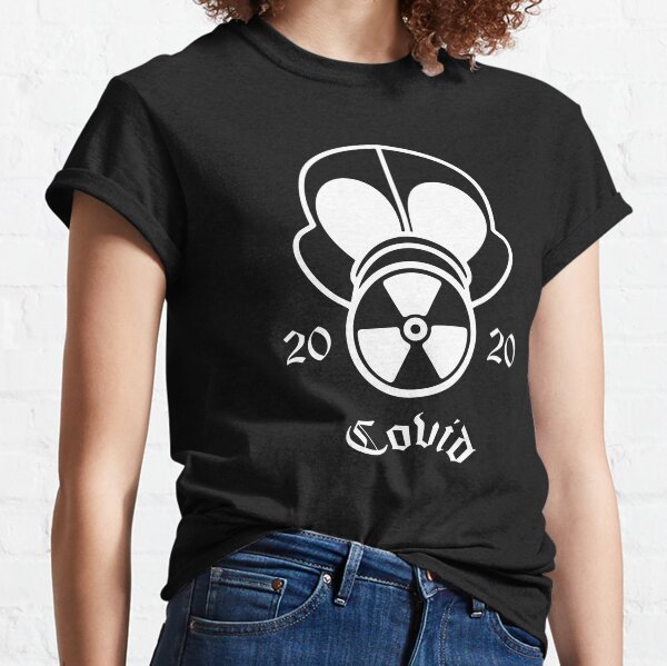 Gas Mask Covid 2020 White Classic T-Shirt