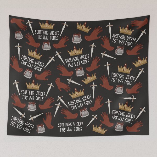 Item preview, something wicked this way comes - macbeth shakespeare pattern designed and sold by acrownforaking.