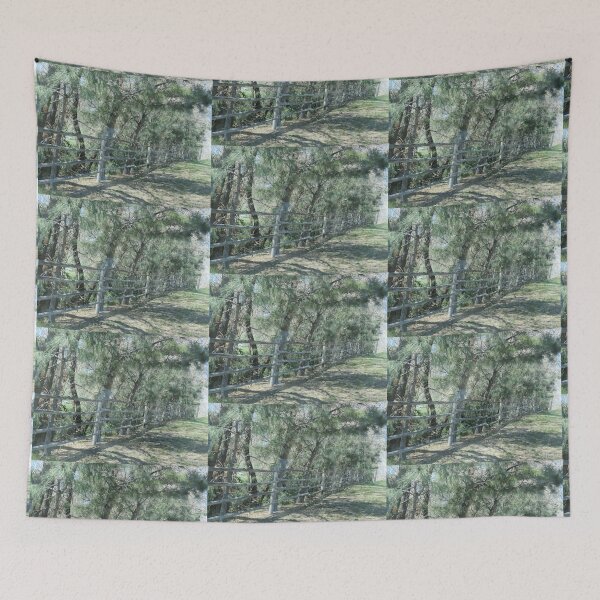 Item preview, Wooden Fence and Tree's designed and sold by Diane Arndt.