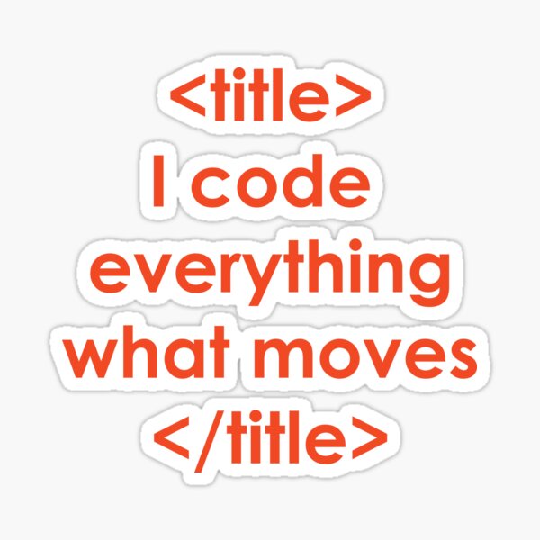 Programming Print Tst Design Sticker