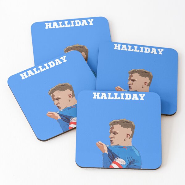 Item preview, Glasgow Rangers Andy Halliday wall art designed and sold by Simply The West Prints.