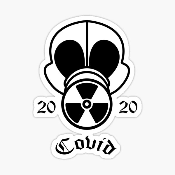Gas Mask Covid 2020 Sticker