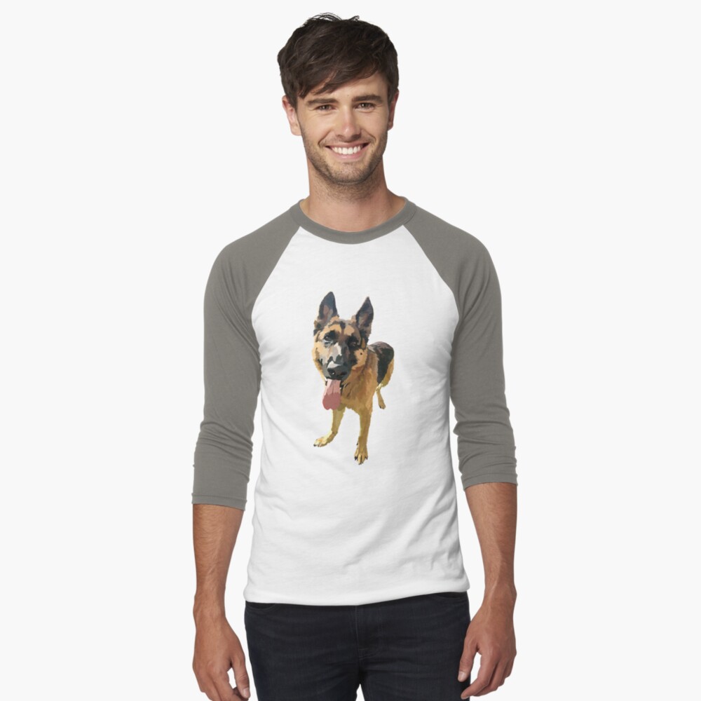 Vista previa del artículo con la obra «Camiseta ¾ estilo béisbol», diseñado y vendido por EchoMS.
