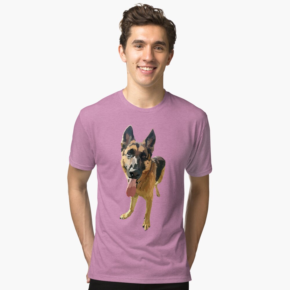 Vista previa del artículo con la obra «Camiseta de tejido mixto», diseñado y vendido por EchoMS.