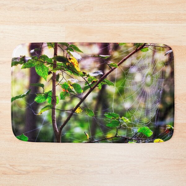 Item preview, heidiannemorris,Spider web in the woods designed and sold by FOLK ART FUSION by heidiannemorris.