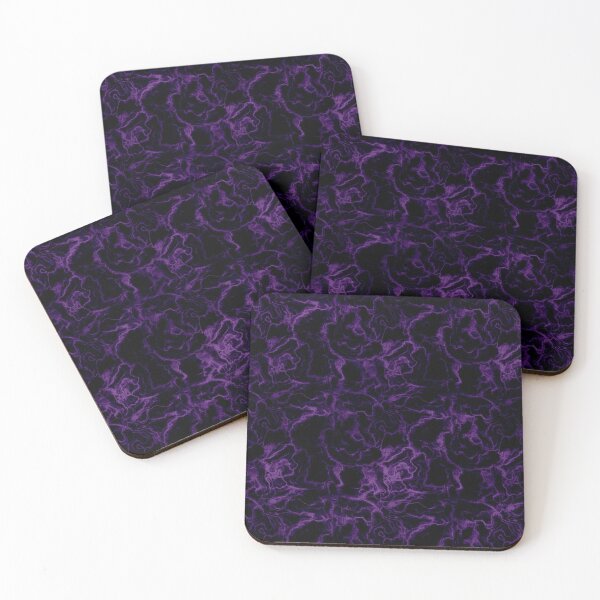Item preview, Purple and Black Marble Pattern designed and sold by thesnowwhyte.