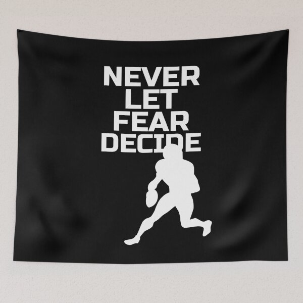 Item preview, NEVER LET FEAR DECIDE designed and sold by Ethos Bubbles.