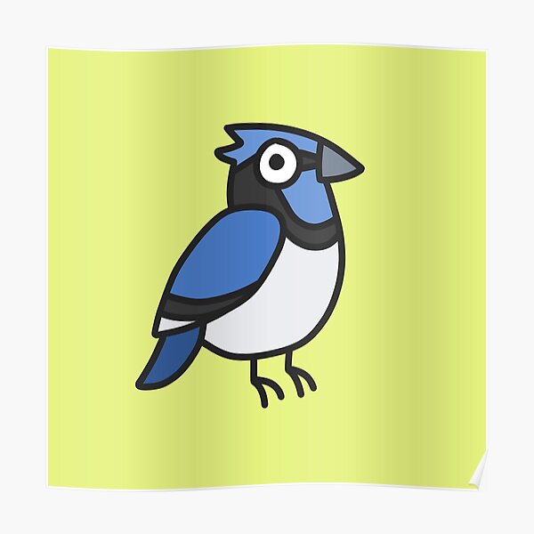 Blue Jay Mascot- School Posters & Banners