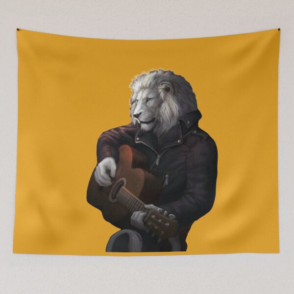 Item preview,  lion guitarist designed and sold by Yariloartur.