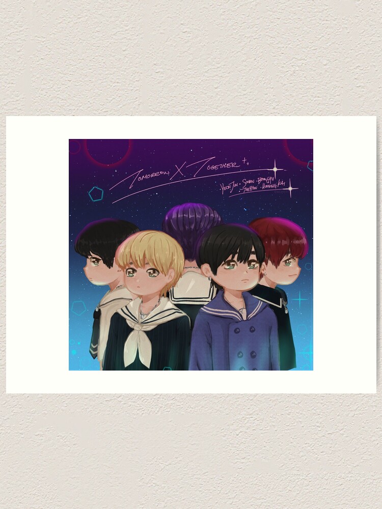 Txt Chibi Eternity Version B Art Print By Kcheei Redbubble