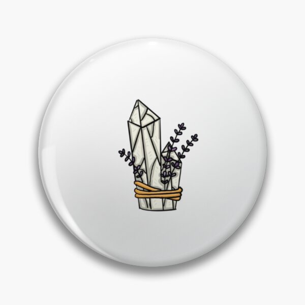 Item preview, White Crystal with Lavender  designed and sold by GinkgoandPoe.