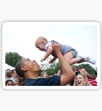 Obama et le bébé. Sticker