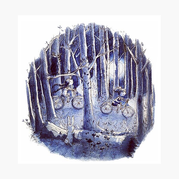 Moonlight Ride Photographic Print