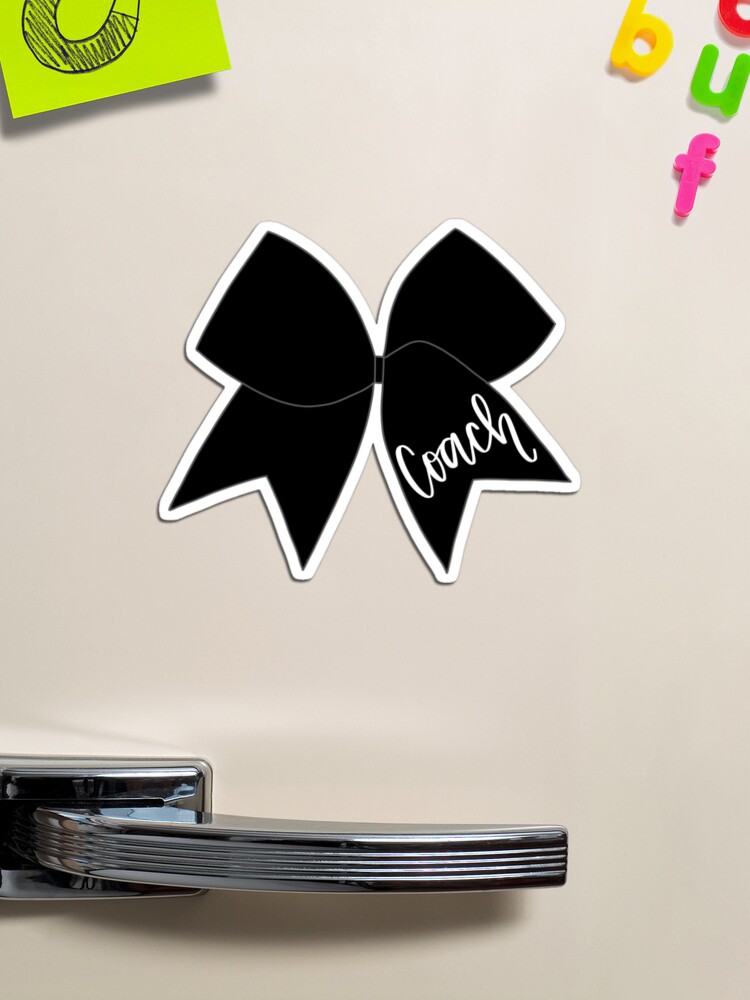 Base Cheer Bow  Sticker for Sale by jaquemv