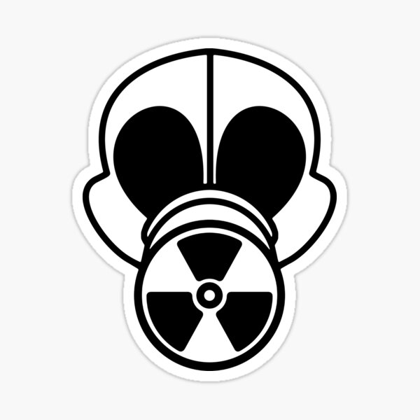 Gas Mask Sticker