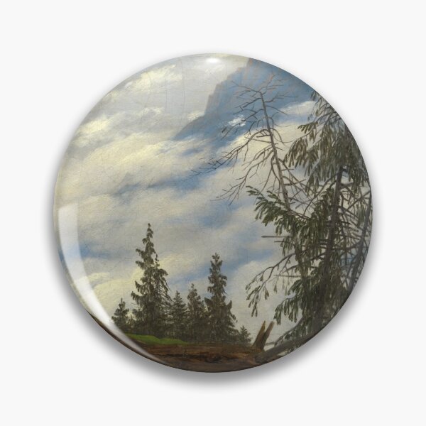 Item preview, Mountain Peak with Drifting Clouds (Caspar David Friedrich) designed and sold by ArtHistorical.
