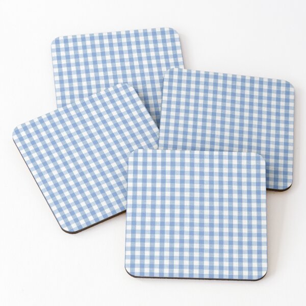 Item preview, Blue Gingham Print Face Mask designed and sold by laurencude.