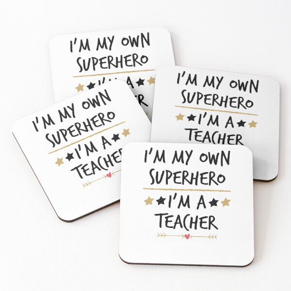 Item preview, I'm my own Superhero I'm a Teacher Shirt, Teacher Gift, Funny Teacher Shirt designed and sold by Noussairox.
