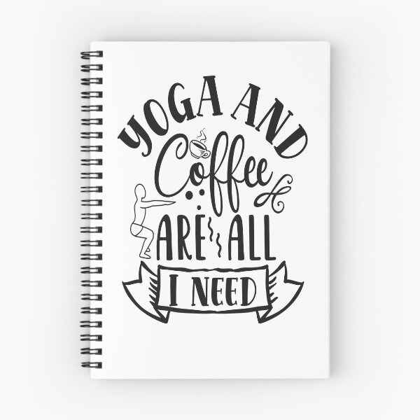 Item preview, Yoga And Coffee Are All I Need T-Shirt, Coffee Lover, Yoga Lover, Meditation, Hot Yoga, Drink Coffee, Unisex Fit designed and sold by SmartestDesign.