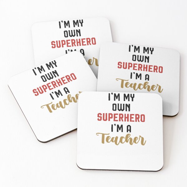 Item preview, I'm my own Superhero I'm a Teacher Shirt, Teacher Gift, Funny Teacher Shirt designed and sold by Noussairox.