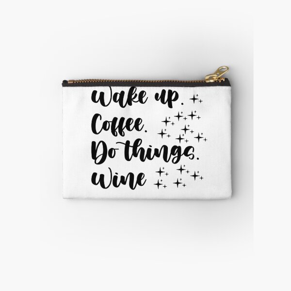Item preview, Wake up. Coffee. Do things. Wine, Fun mom shirt, Funny mom gift, Wine shirt, Coffee shirt designed and sold by Noussairox.