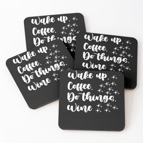 Item preview, Wake up. Coffee. Do things. Wine, Fun mom shirt, Funny mom gift, Wine shirt, Coffee shirt designed and sold by Noussairox.