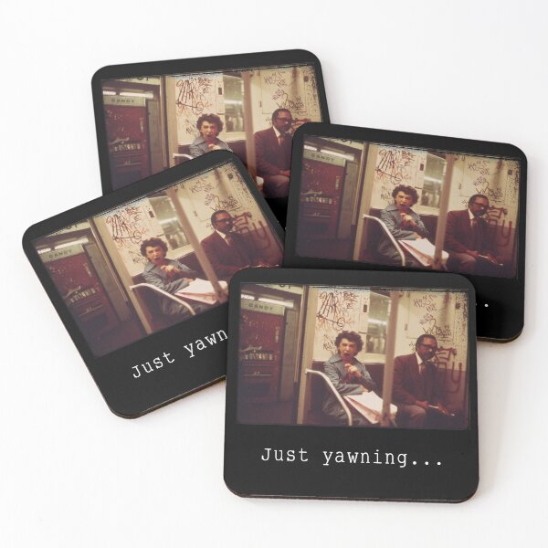 Item preview, Just Yawning quote Nostalgia retro art  designed and sold by Hamzaikla.