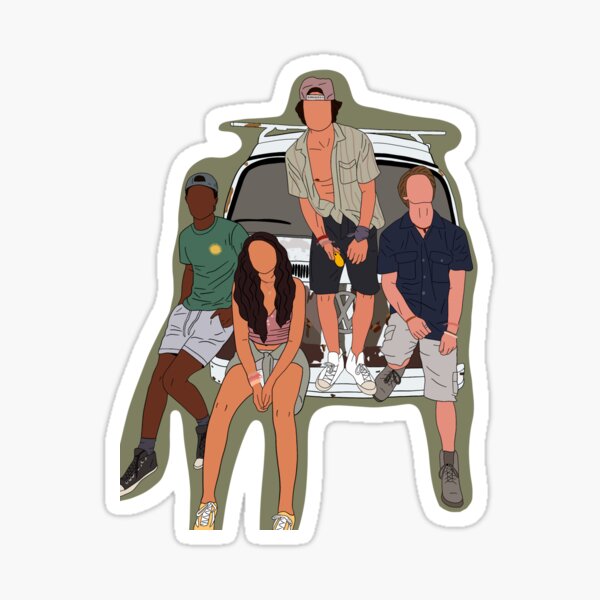 Outer Banks Cast Sticker