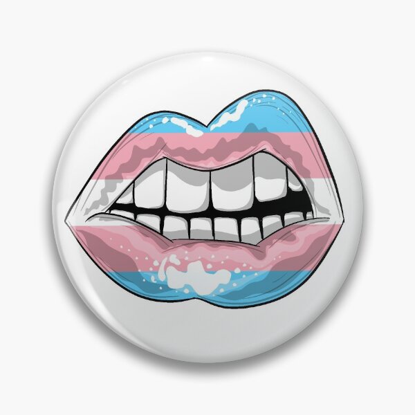 Item preview, Copy of LGBT pride lips (transgender) designed and sold by serotonin-art.