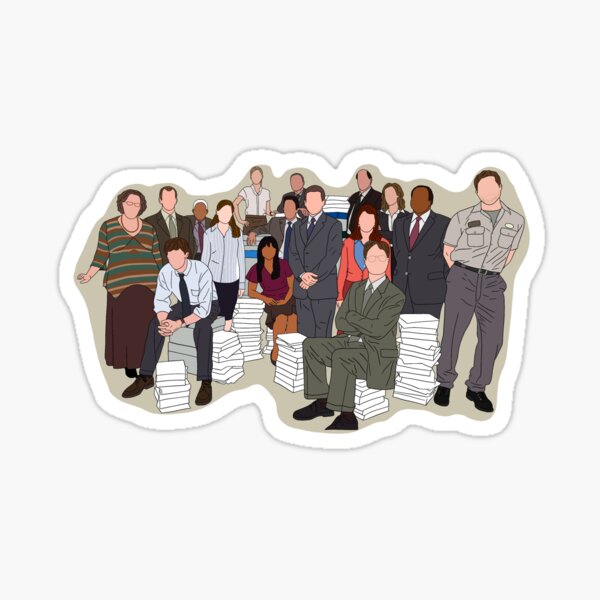 The Office cast Sticker