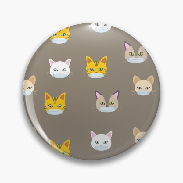 Item preview, All Cats Wearing Masks Pattern Graphic illustration designed and sold by MerchSpot.