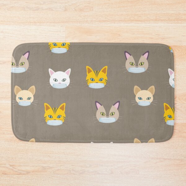 Item preview, All Cats Wearing Masks Pattern Graphic illustration designed and sold by MerchSpot.