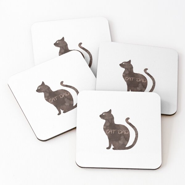 Item preview, Cat dad (brown) designed and sold by noelle20.