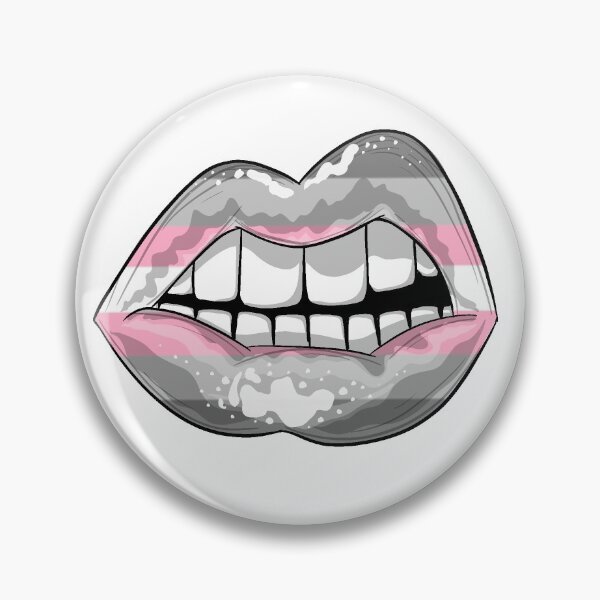Item preview, LGBT pride lips (demi girl) designed and sold by serotonin-art.