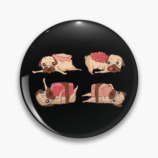 Item preview, Pug sushi. designed and sold by emphatic.